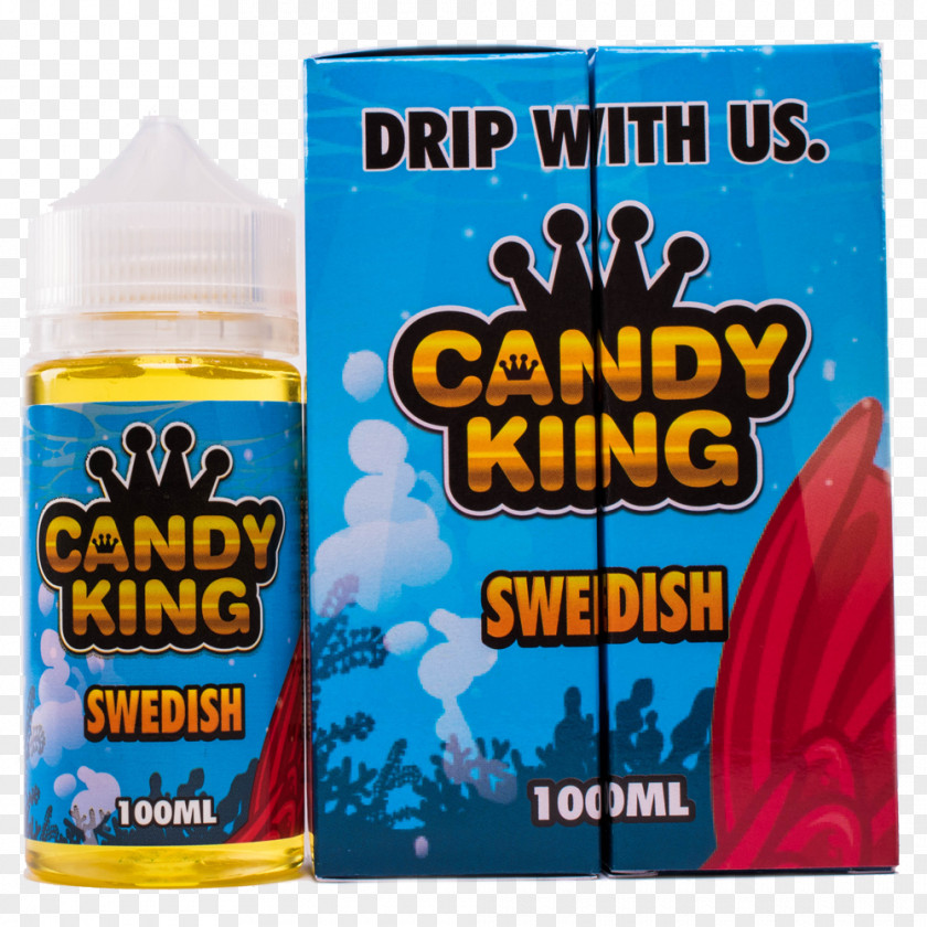 Gummy Drink Electronic Cigarette Aerosol And Liquid Candy Juice Swedish Fish PNG