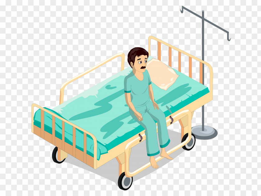 Hospital Bed Furniture PNG