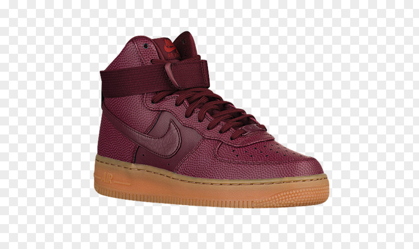 Maroon Nike Shoes For Women Casual Air Force 1 Hi Se Womens Sports Women's PNG