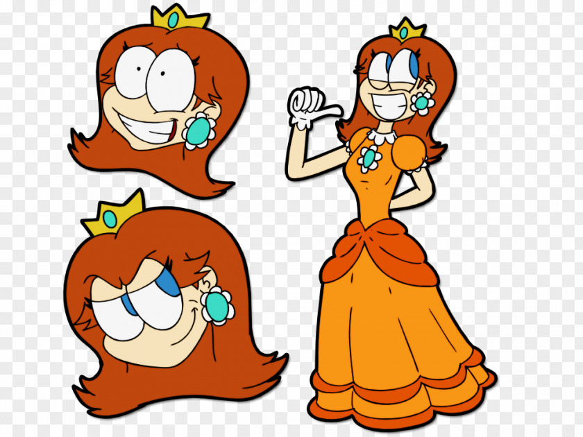 Princess Daisy Peach Mario Luigi PNG