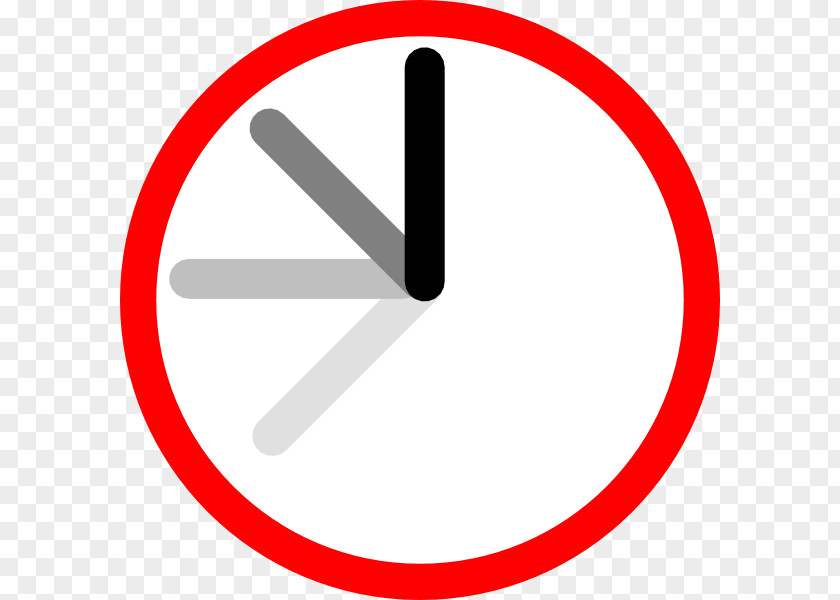 Vector Korean YouTube Clock Clip Art PNG