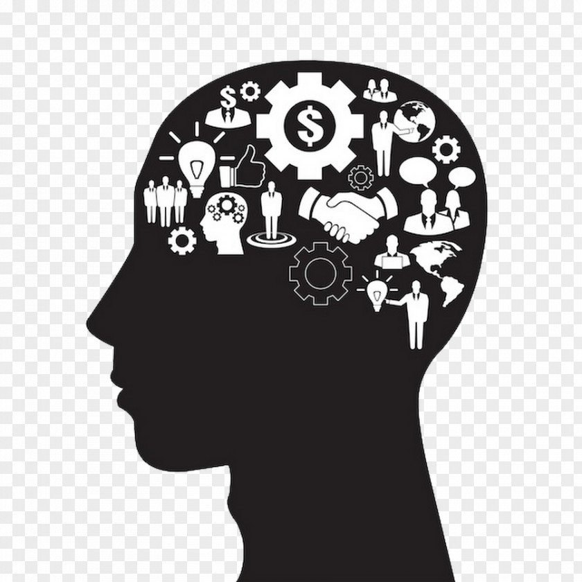 Brain Bulb Human Head Business Idea PNG