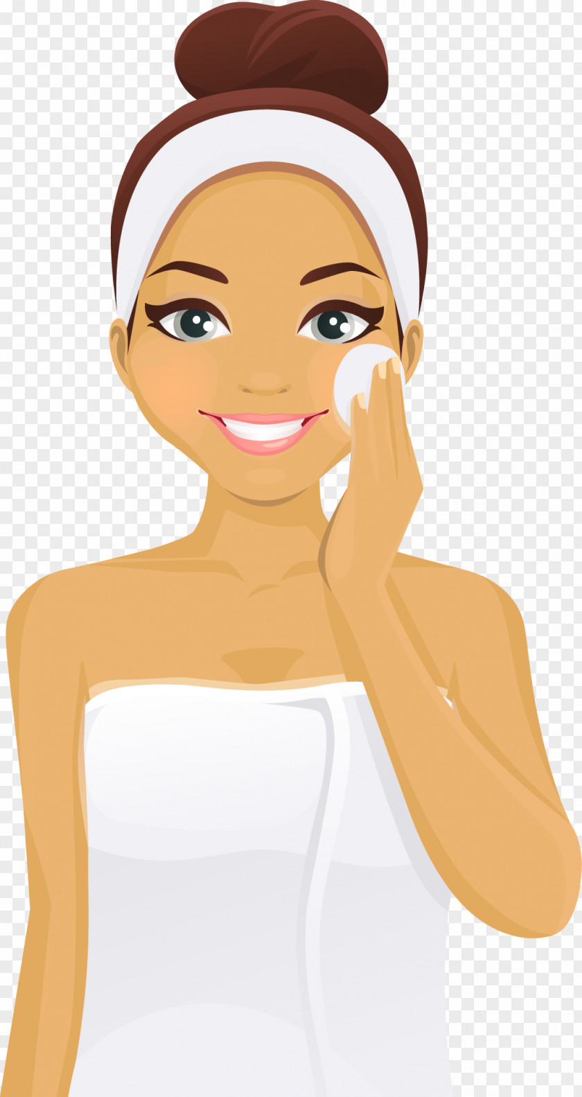 Clean Cloth Lotion Cream Face Skin Facial PNG