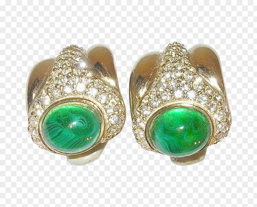 Emerald Earring Turquoise Silver Body Jewellery PNG