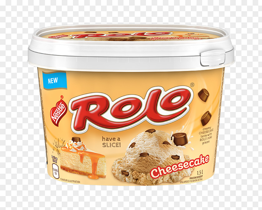 Ice Cream Cheesecake Rolo Dairy Products Nestlé PNG