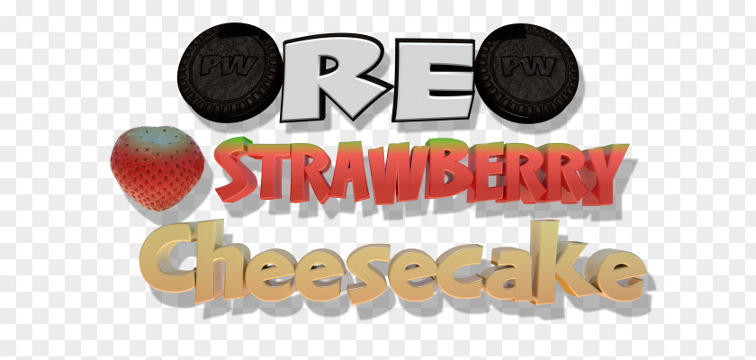 Strawberry Flavor Logo Brand Product Design Font PNG