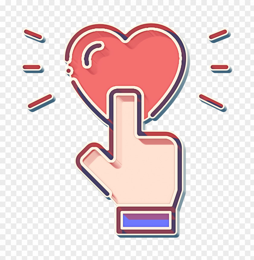 Symbol Thumb Heart Icon Love Marriage PNG