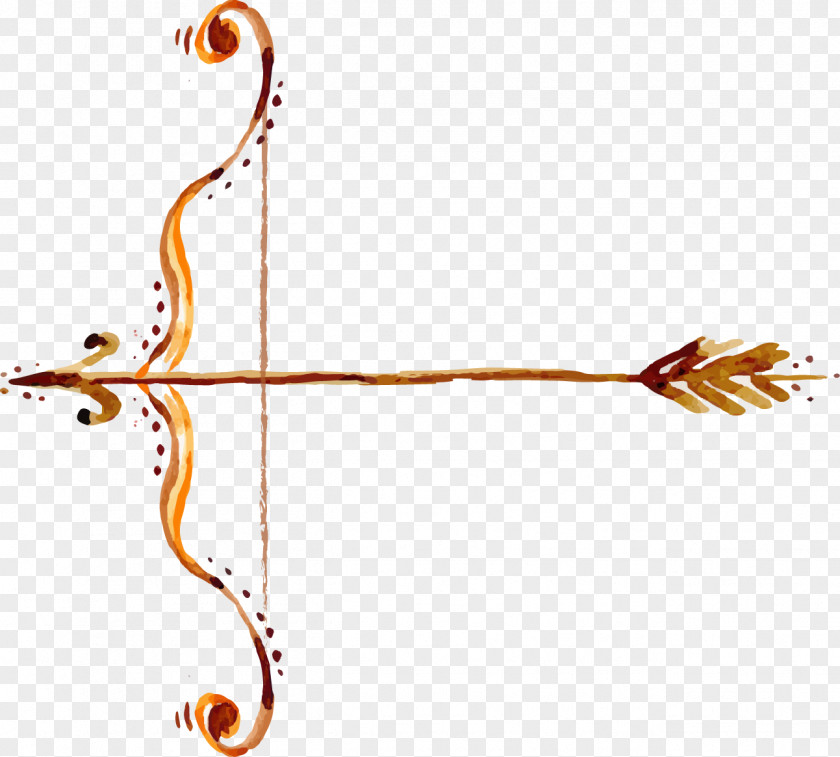 Vector Hand-drawn Bow And Arrow Ravana Dussehra Happiness PNG