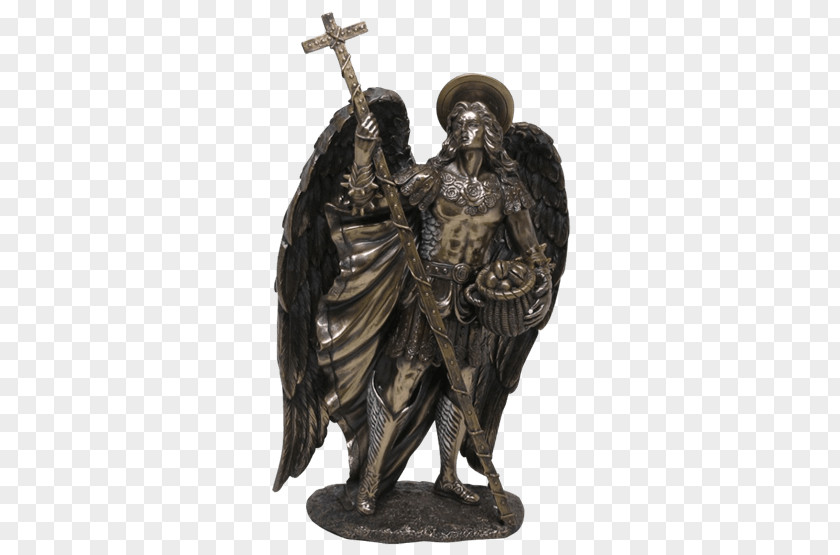 Angel Michael Bronze Sculpture Gabriel Barachiel Archangel PNG