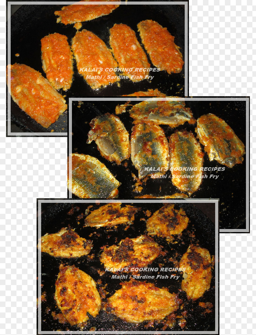 Fish Frying Sardine Fry Seafood PNG