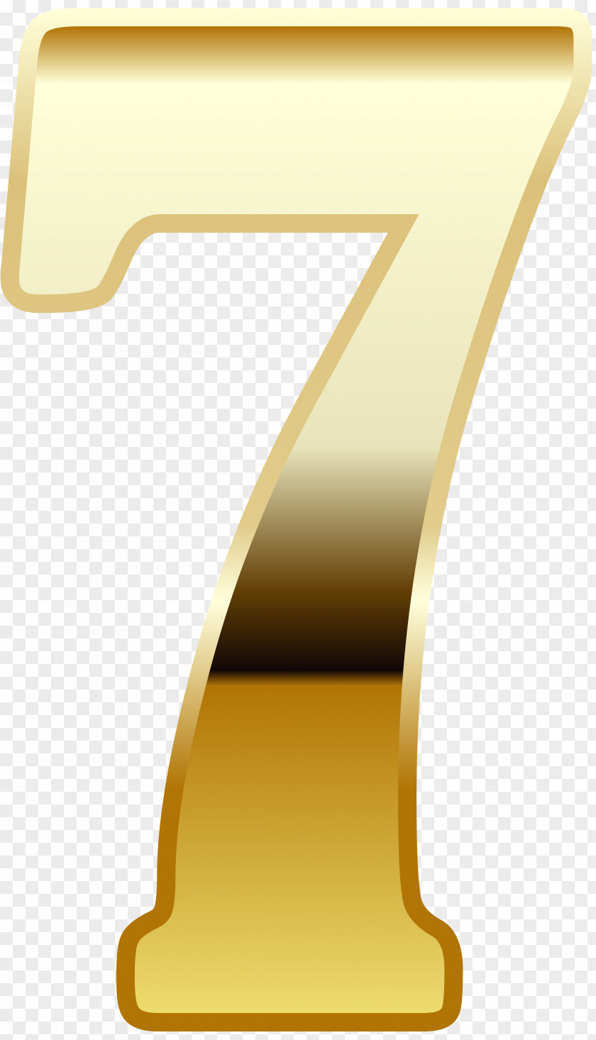 Gold Number Numerical Digit Clip Art PNG