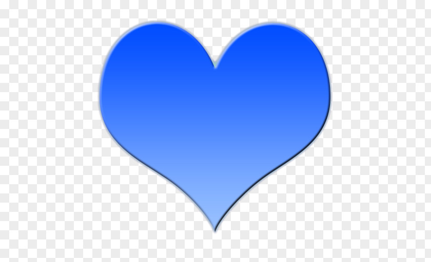 Picture Of A Big Heart Love Blue Clip Art PNG