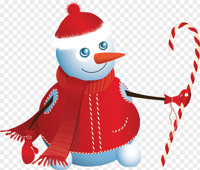 Snowman Christmas Decoration Ornament Card PNG