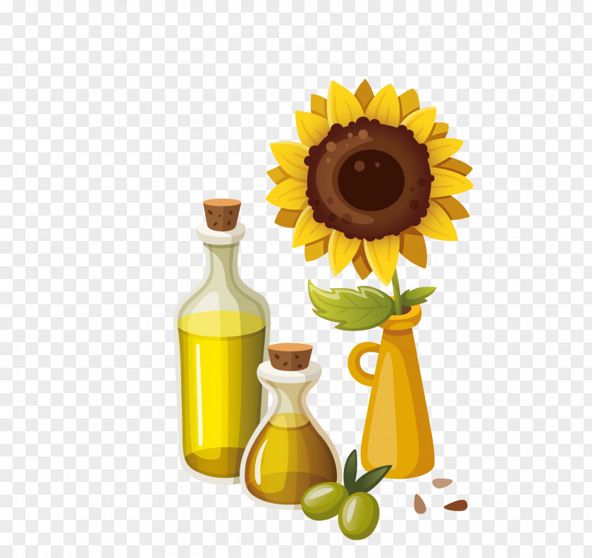 Sunflower Illustration PNG