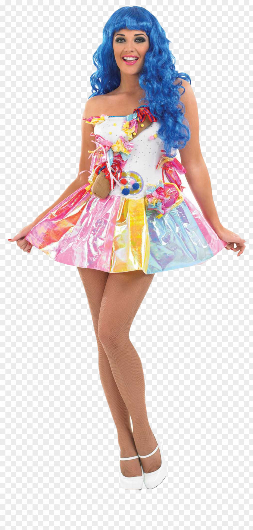 Katy Perry Popstar: Never Stop Stopping Costume Party Dress Wig PNG