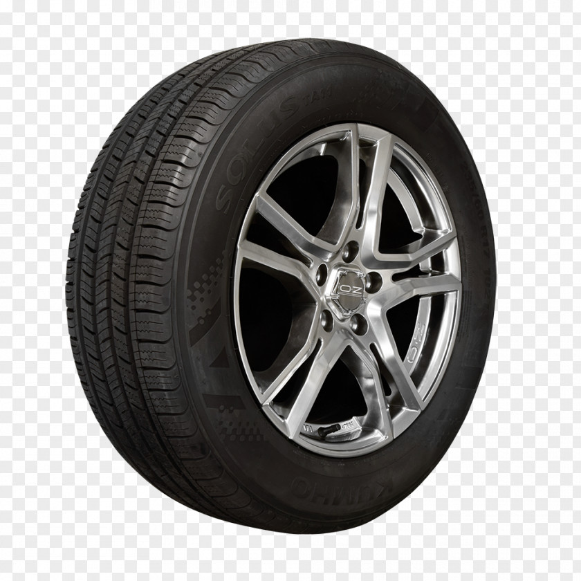 Kumho Tire Tread Car Alloy Wheel Spoke PNG