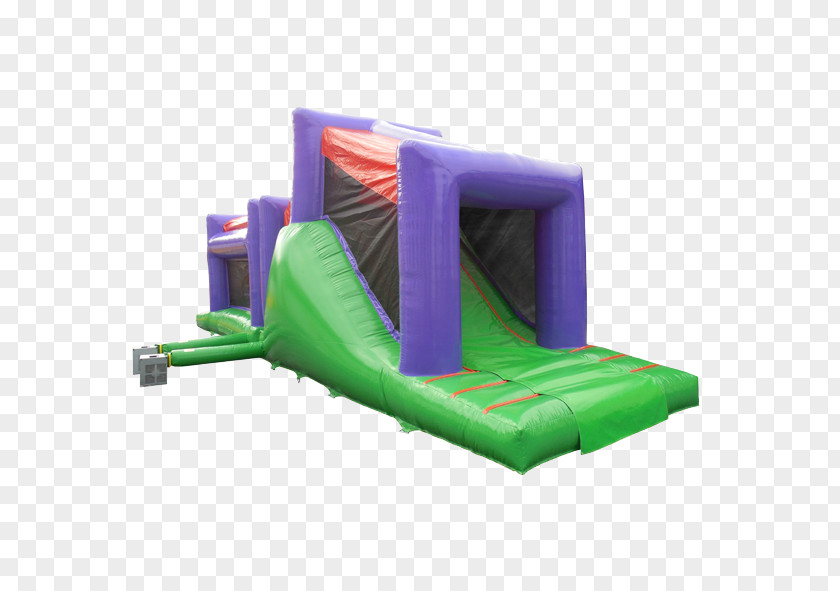 Obstacle Course Inflatable Bouncers Castle Party Playground Slide PNG