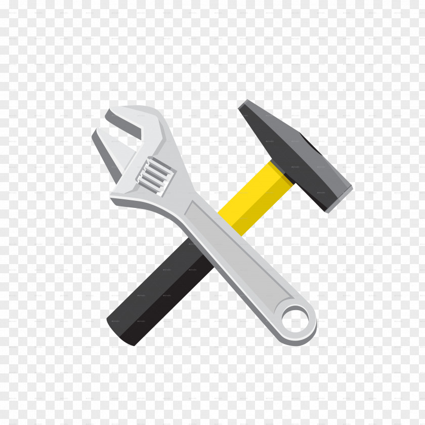 Wrench Spanners Hammer Adjustable Spanner PNG