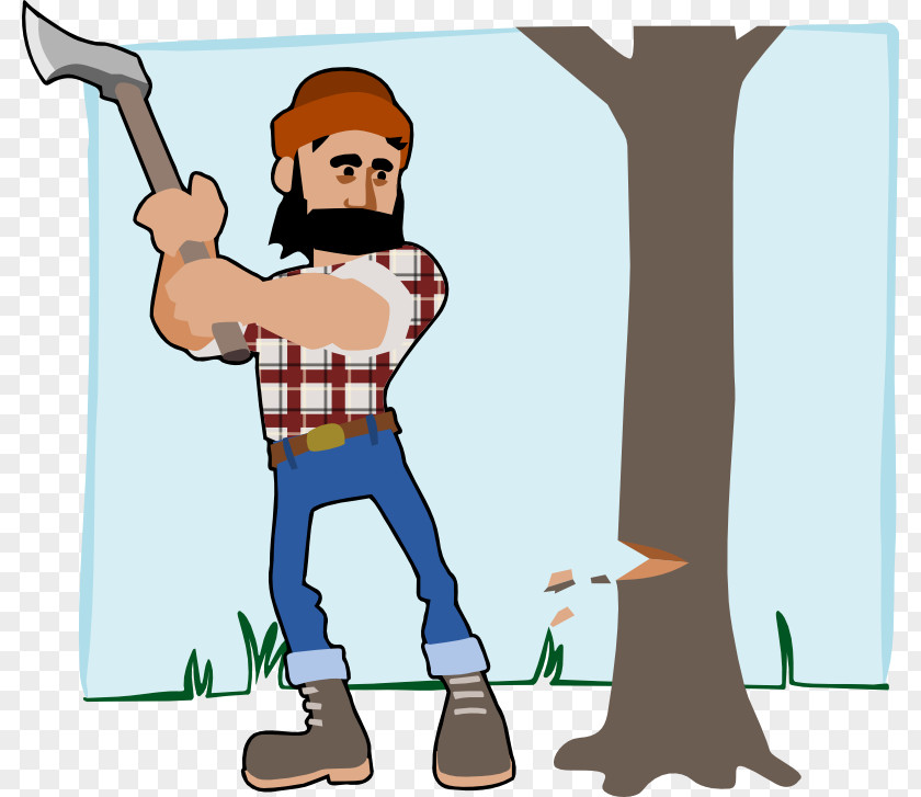 Arborist Cliparts Lumberjack Forestry Continual Improvement Process Man PNG