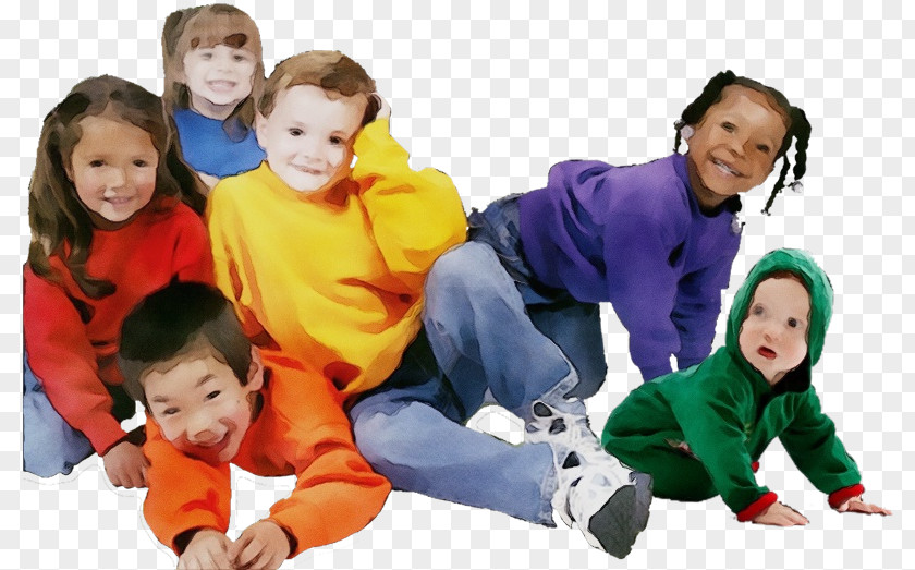 Family Snow Group Of People Background PNG