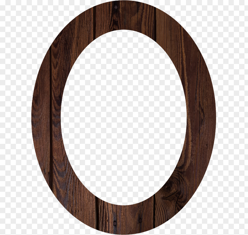 Oval Office Wood Mirror Picture Frames PNG