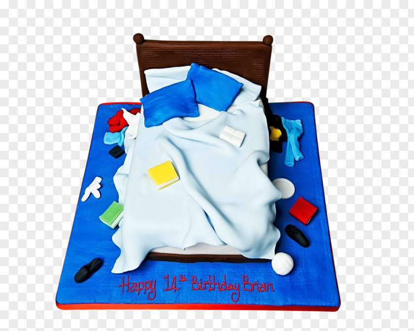 Cartoon Cake Birthday Fondant Icing Bed PNG