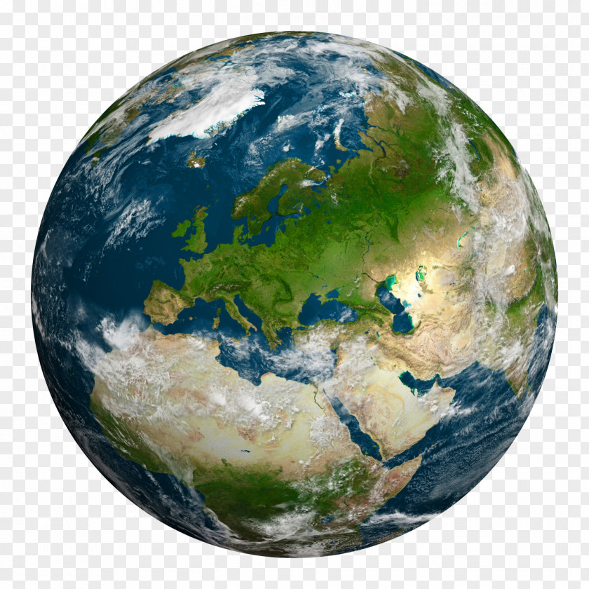 Earth Europe Planet Cloud PNG