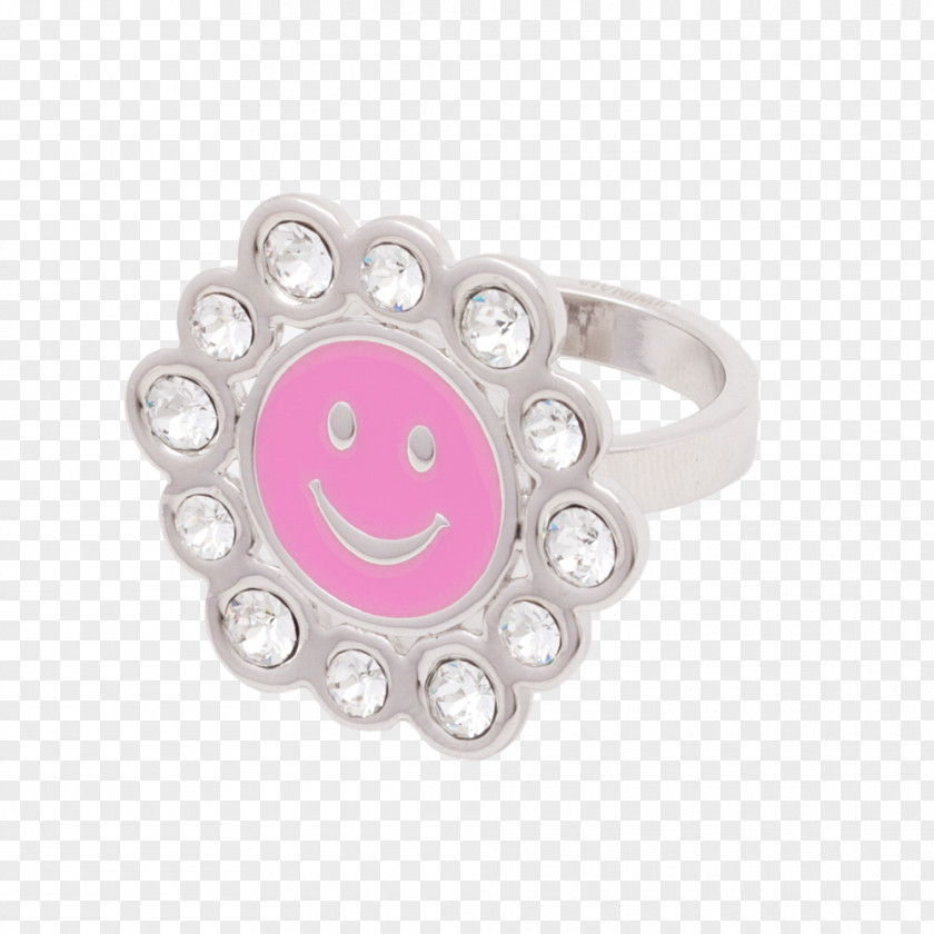 Enamel Flower Ring Pearl Jewellery Gemstone Silver PNG