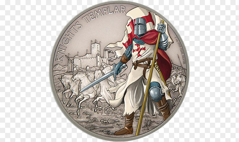 Knight Templar Silver Coin History Of The Knights PNG
