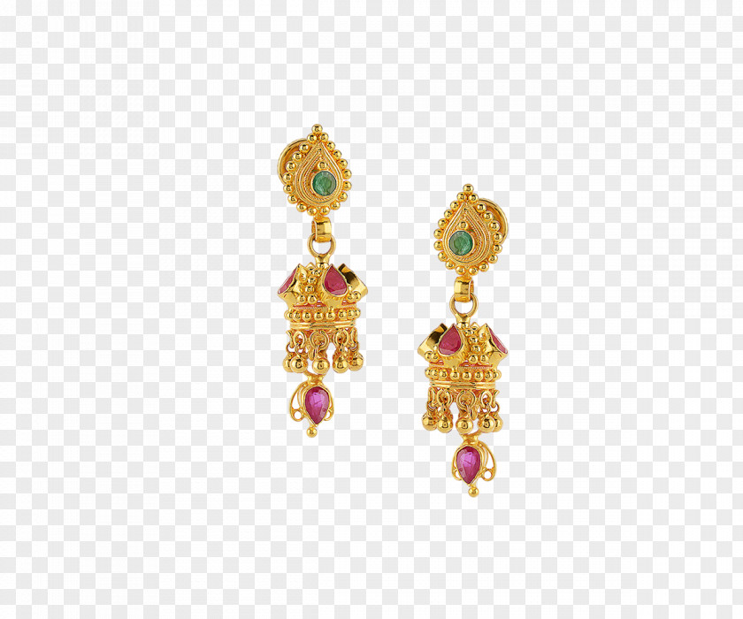 Orra Jewellery Earring Body Gemstone PNG