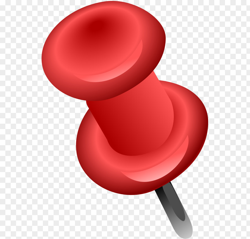 Red Push Pin Drawing Free Content Clip Art PNG