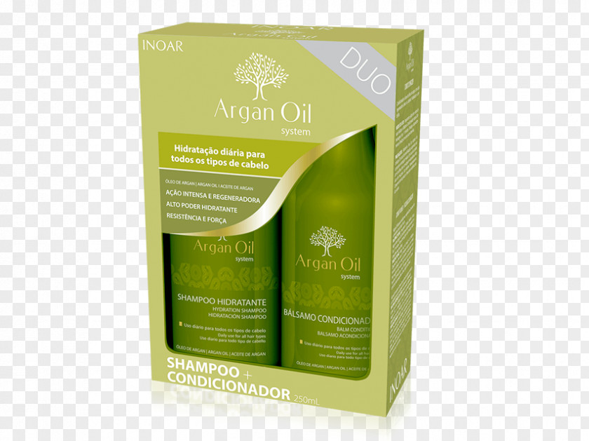 Shampoo INOAR Argan Oil Kit Duo Hair PNG