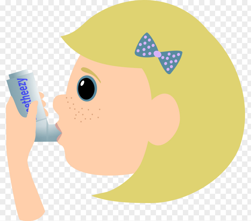 Sneezing Emoticon Asthma Metered-dose Inhaler Child Clip Art PNG