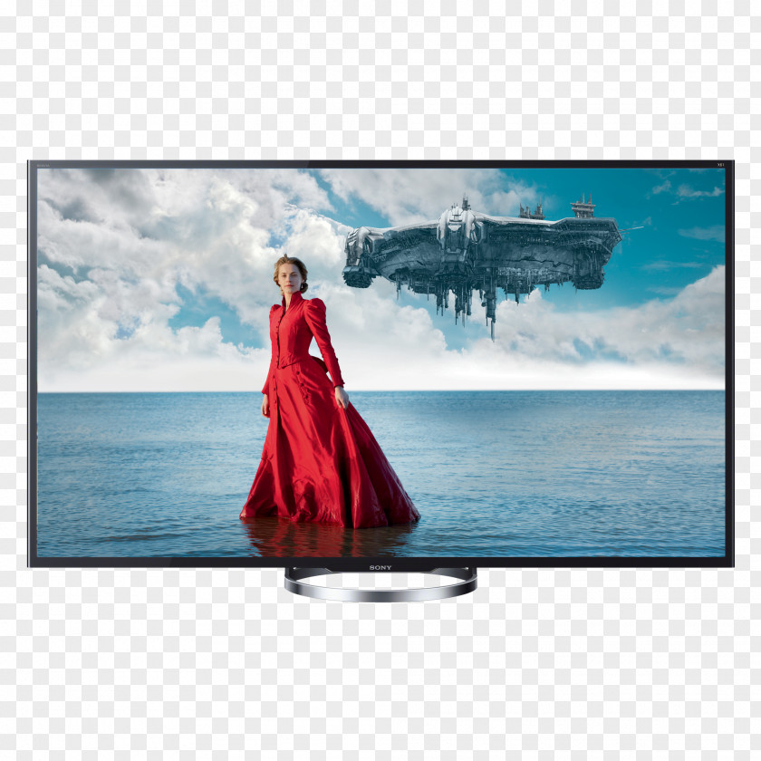 Sony 4K Resolution High-definition Television Set Loudspeaker PNG