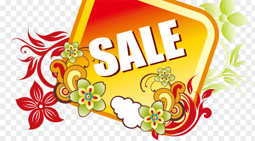 The Trend Of Discount Sales Tag Text Box Clip Art PNG