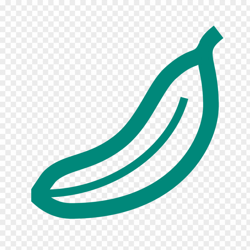 Banana Leaves Teal Turquoise Logo PNG