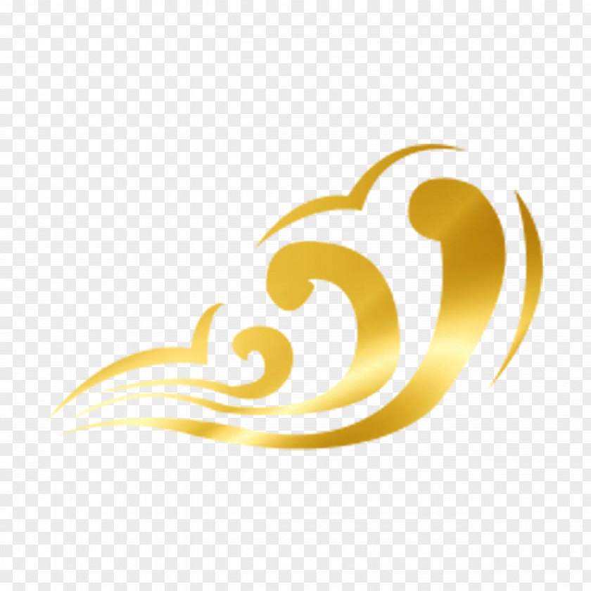 Golden Water Logo Brand Font PNG