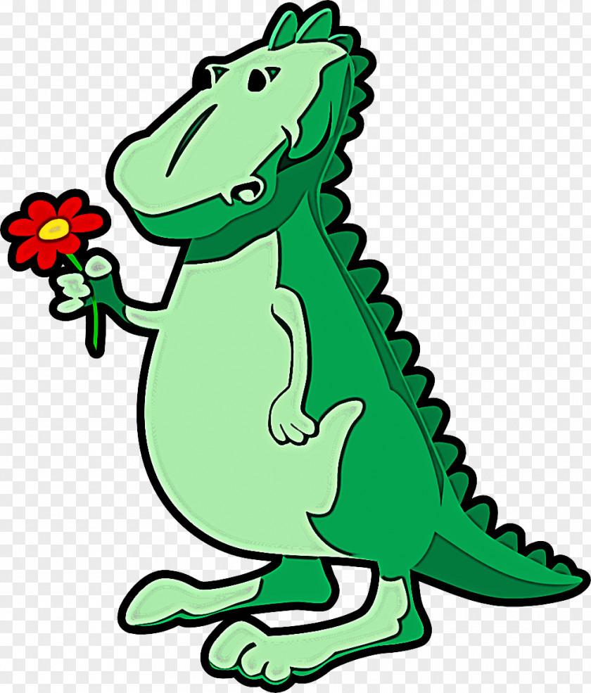 Green Crocodile Crocodilia Alligator Cartoon PNG