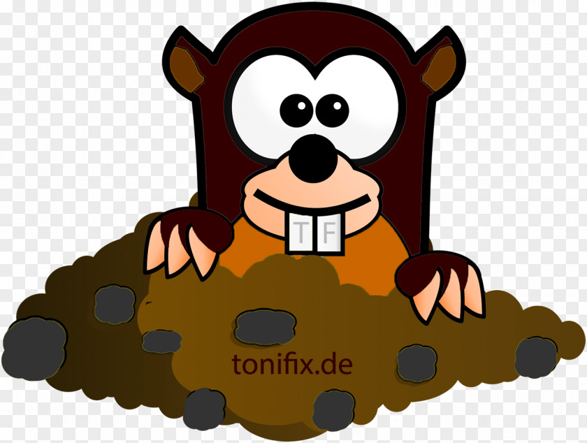 Mole Cartoon Drawing Clip Art PNG