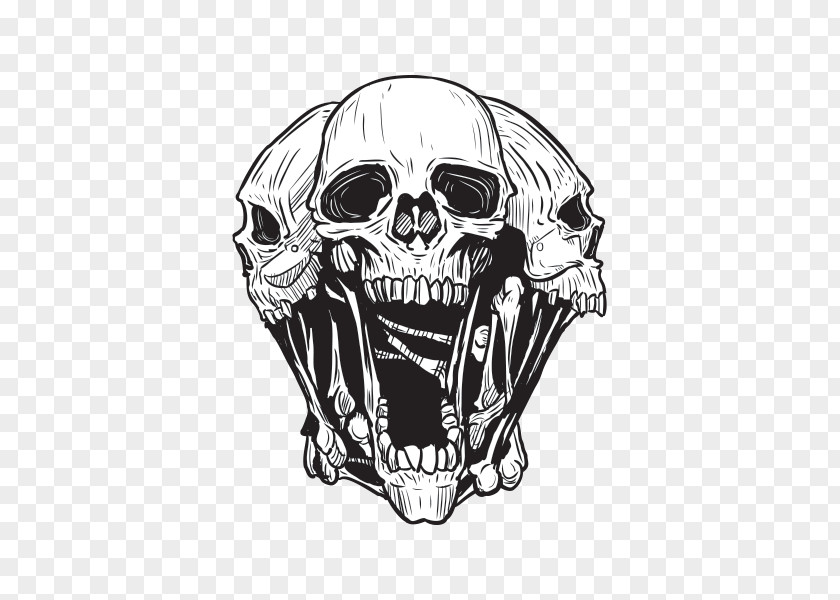 Motorcycle Decal Sticker Skull Car PNG