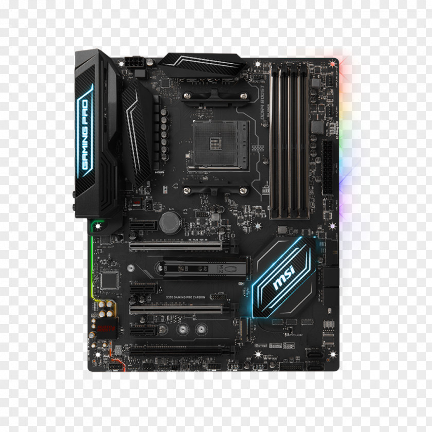 Socket AM4 MSI X370 GAMING PRO CARBON ATX Motherboard PNG