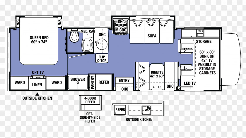 Sun State Ford Campervans Forest River Floor Plan Camping World Motor Company PNG