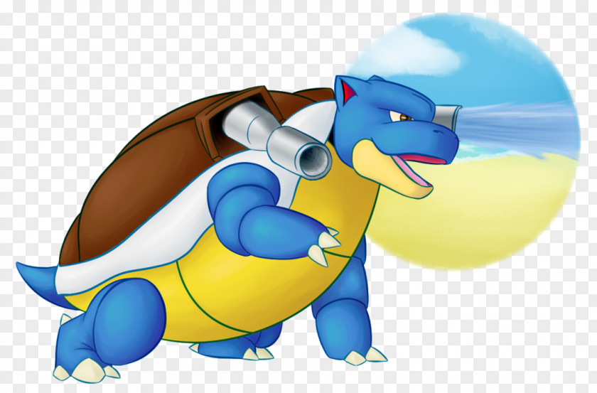 Blastoise Marine Mammal Inflatable Character Clip Art PNG