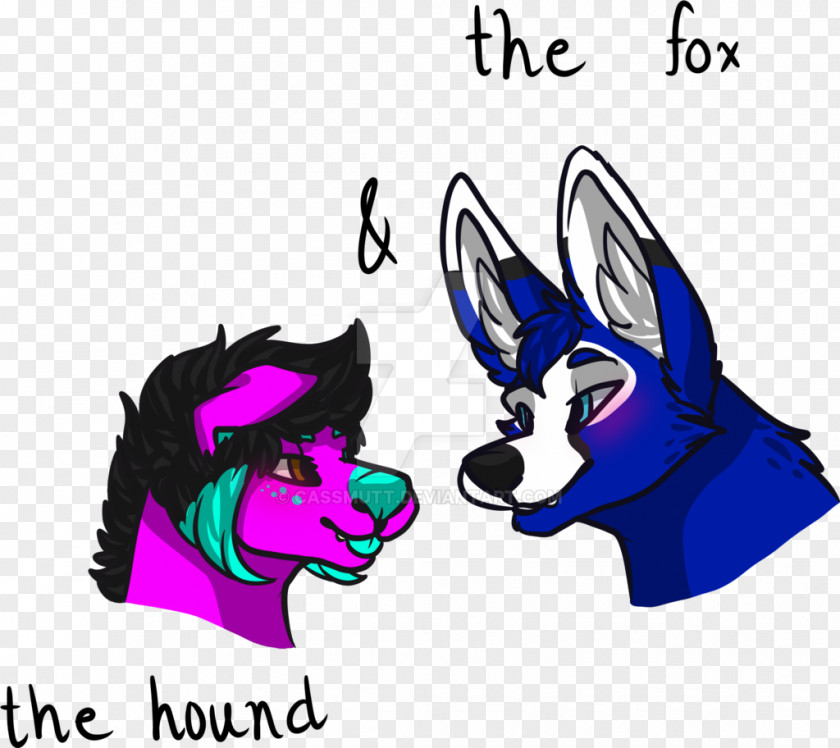Fox And The Hound Dog Line Art Fursuit Drawing PNG