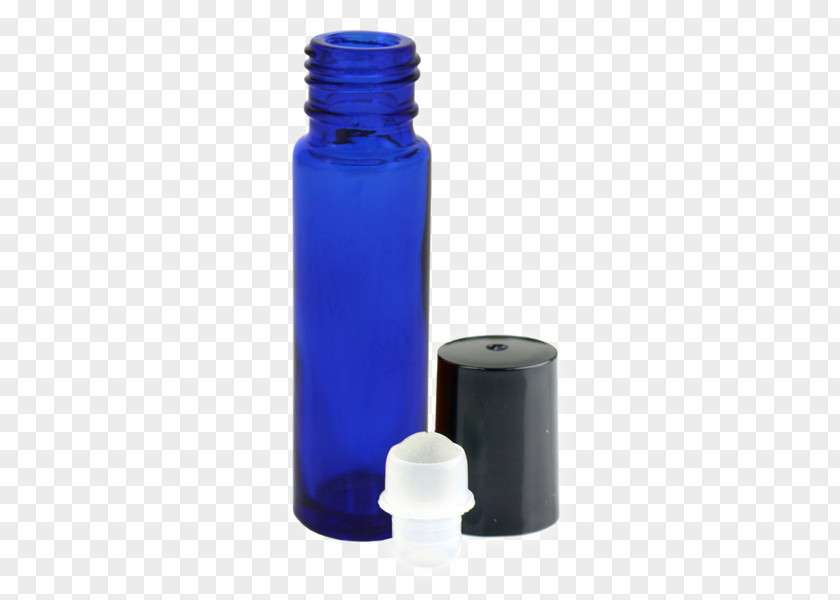 Glass Bottle Plastic Cobalt Blue PNG