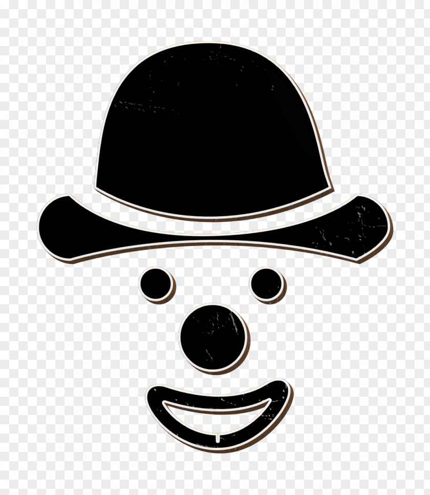 Icon Face Of Clown With Hat PNG