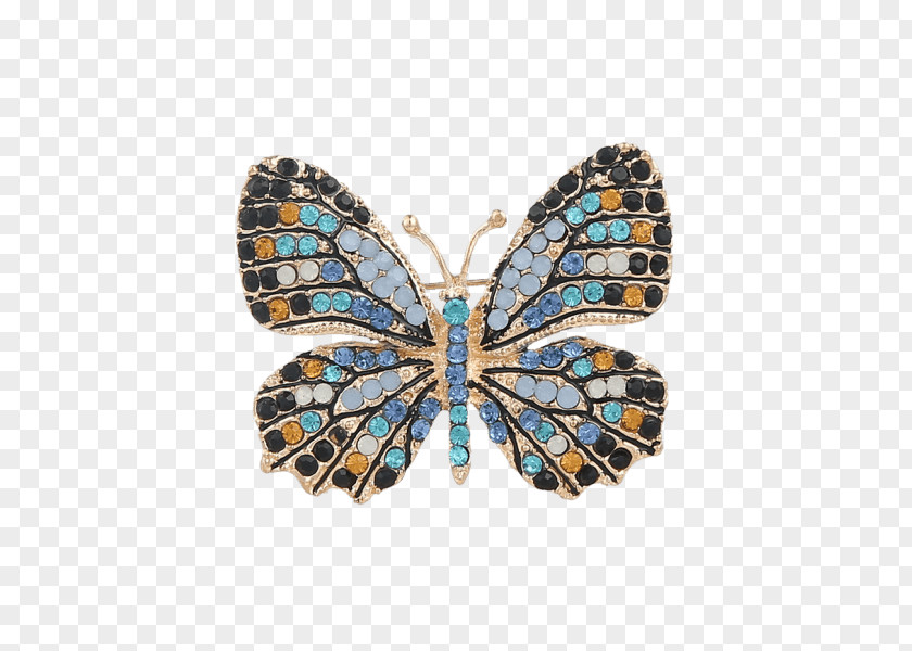 Jewelry Rhinestone Brooch Bijou Monarch Butterfly Online Shopping Metal PNG