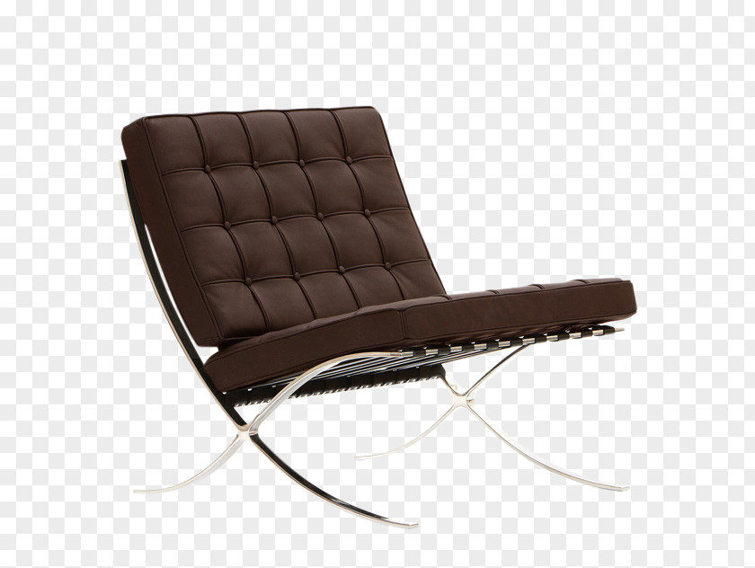 Lounger Barcelona Pavilion Chair Eames Lounge Living Room PNG