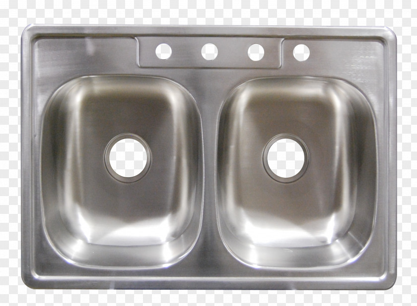Sink Stainless Steel Gootsteen Bowl Kitchen PNG