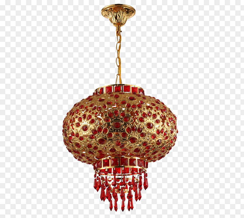 Chinese New Year Festive Lantern Chandelier Lunar PNG